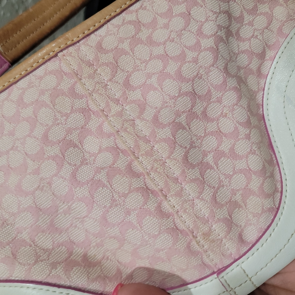 Coach Y2k Rare Barbie Pink Soho Baguette Hand Bag - Picture 6 of 11